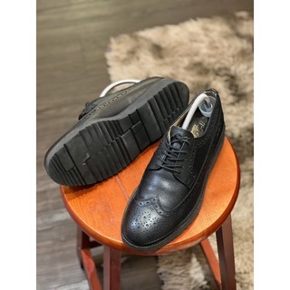 [Giày 2hand] [Size 41] Giày Tây Buộc Dây Wingtips Đen