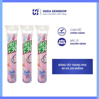 ✅[Chính Hãng] Bông Tẩy Trang Ipek 80 và 130 Miếng (100+30) Thổ Nhĩ Kỳ