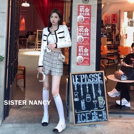 Sét áo thun 2 dây kèm áo khoát ngoài 2 sọc siêu xinh luôn hàng chuẩn đẹp