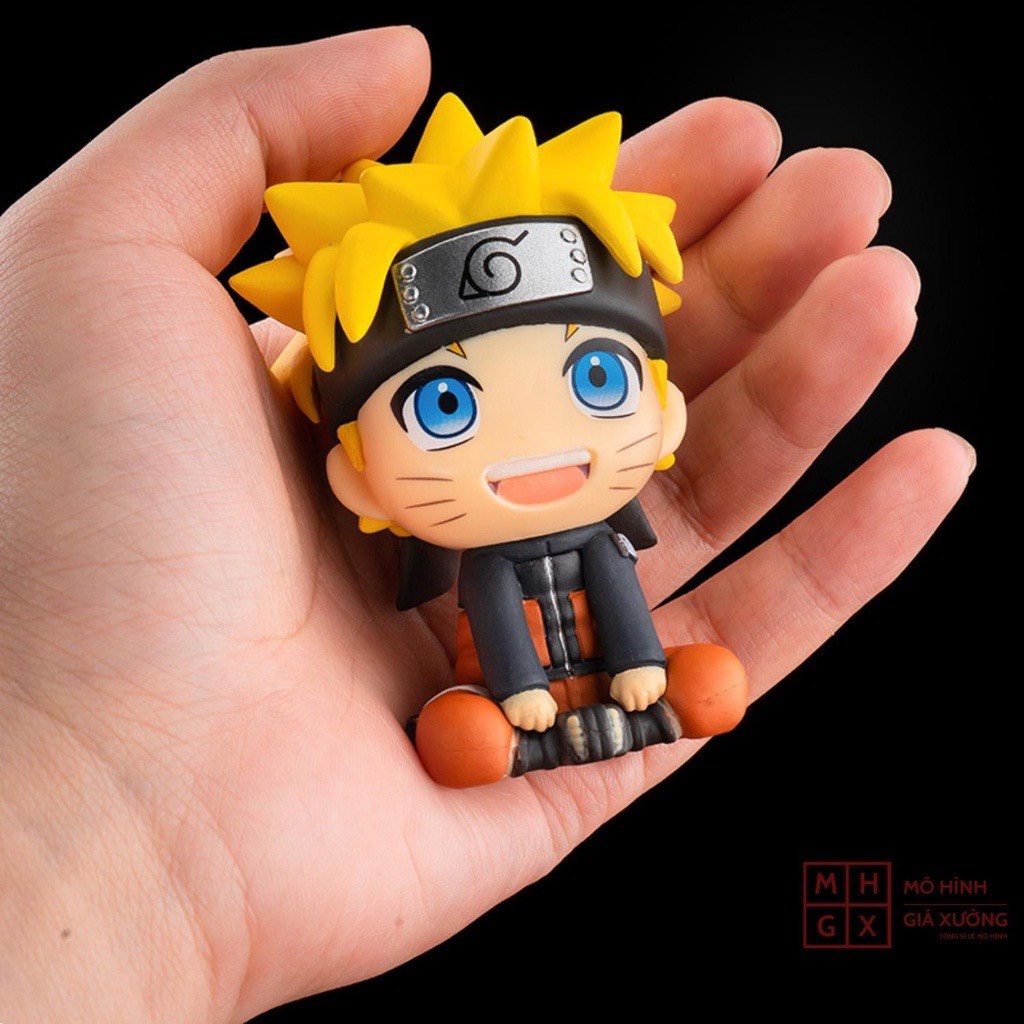 Set 6 Mô hình nhân vật Naruto Chibi đáng yêu. in rõ nét chất lượng