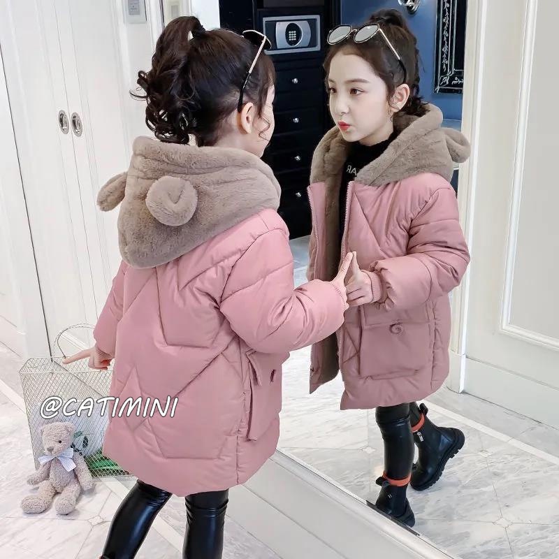 CATIMINI Áo Khoác Phao Dễ Thương Cho Bé Gái