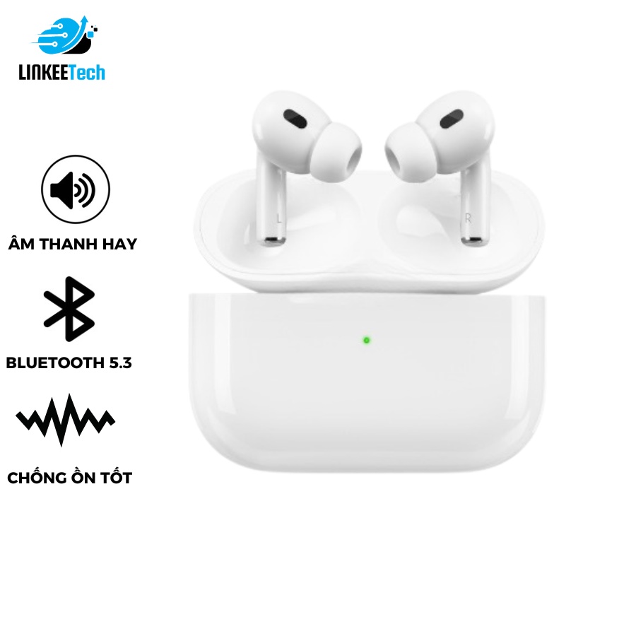 Tai Nghe Bluetooth Pro 2 Thế Hệ Mới Âm Thanh Chuẩn Định Vị Đổi Tên Bass Căng Vuốt Tăng Giảm Âm Lượng- LINKEETECH