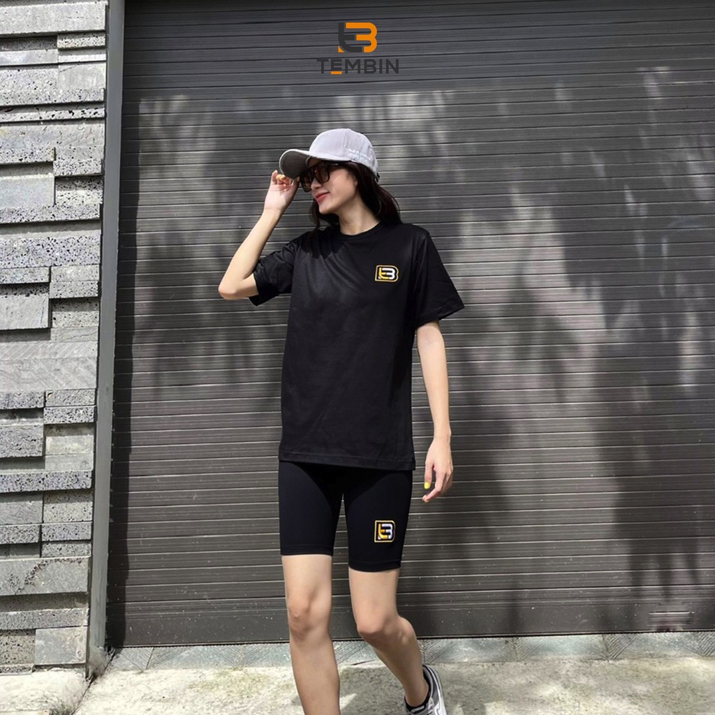 Áo Thun TEMBIN - Basic Trắng Đen - Cotton - Local Brand