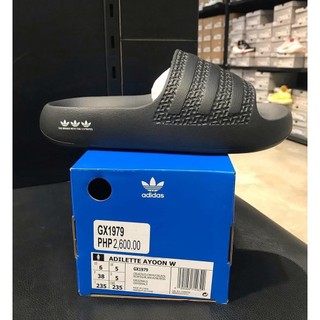 Dép adidas adilette ayoo nam nữ đen - siêu nhẹ - siêu êm - siêu bền