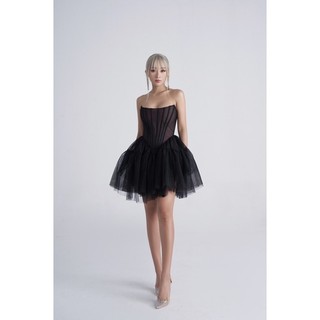 Đầm Corset Lưới.