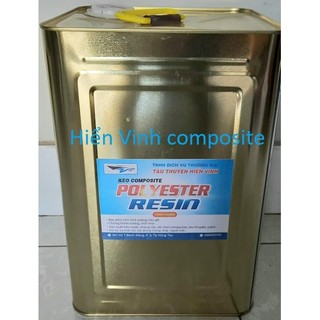 Keo composite (nhựa polyester) - 10 kg + 80 cc xúc tác + 1 xi lanh pha keo