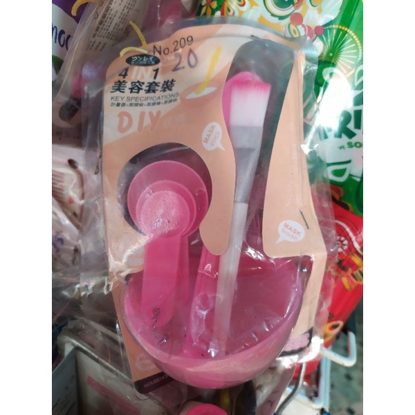 sell Bộ dụng cụ trộn mặt nạ bao bì bị móp méo