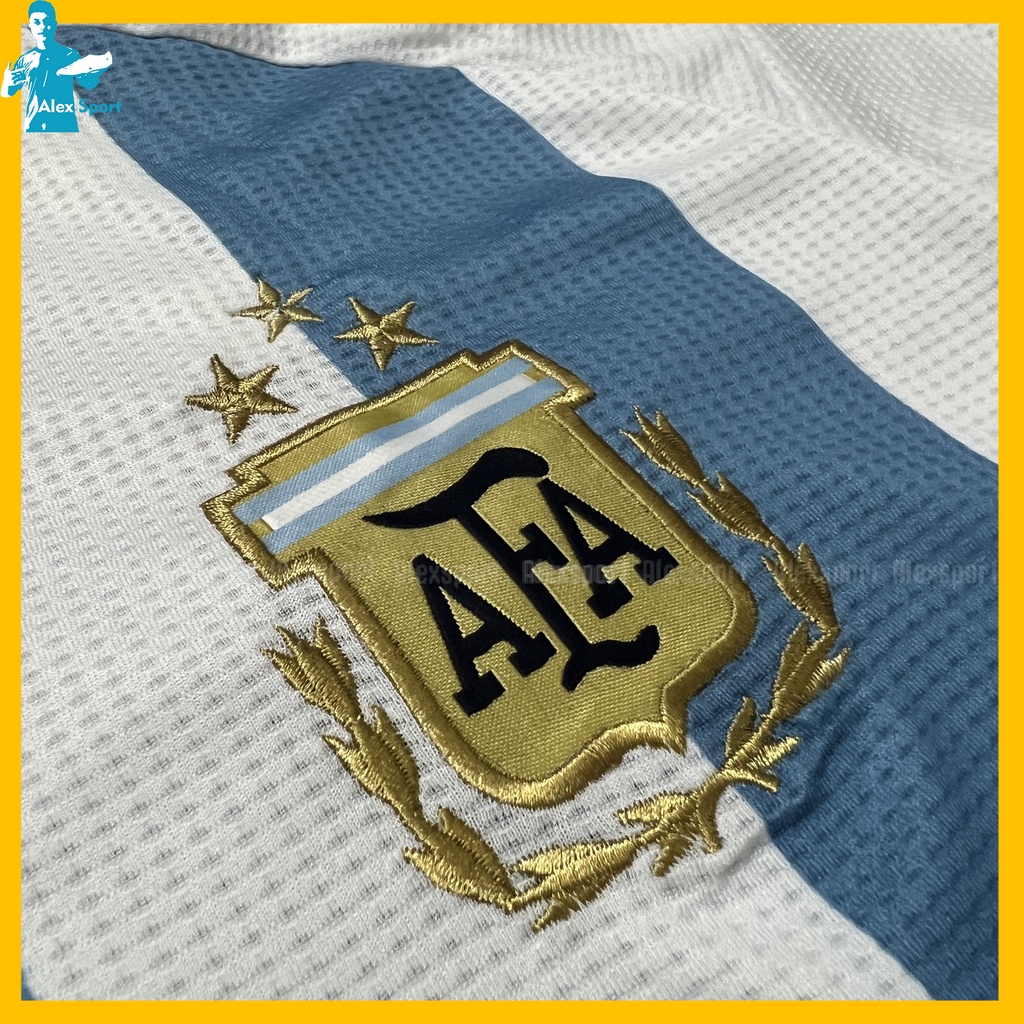 Bộ Quần Áo Đá Bóng Đội Tuyển Quốc Gia Argentina home 3 sao 22-23