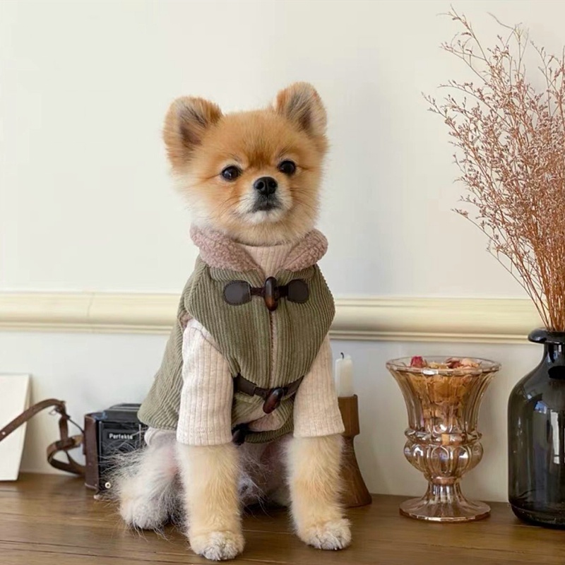 Áo Đệm cotton Dày Dặn Thời Trang Thu Đông Cho Thú Cưng
