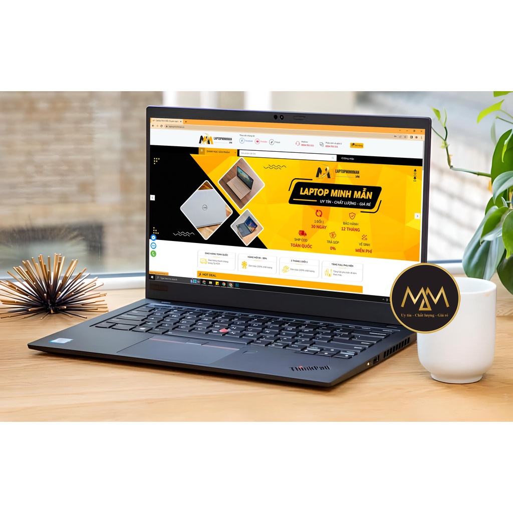 LENOVO THINKPAD X1 CARBON GEN 7 I7 8665U RAM 16GB SSD 256GB FULL HD DOANH NHÂN GIÁ RẺ