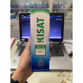 Xịt mũi xisat màu xanh lá