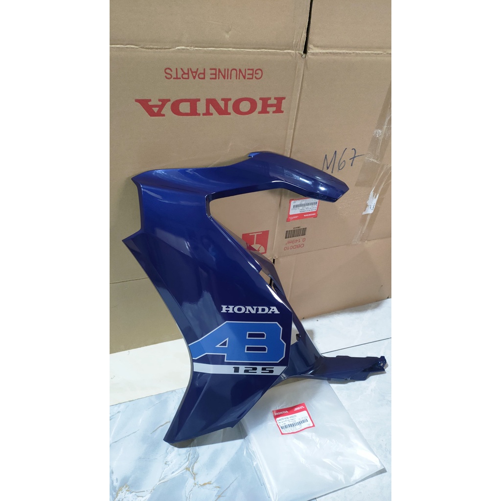 Cánh yếm bên trái - bửng yếm HONDA AIR BLADE 125 năm 2022-2023 màu Xanh tím. *R421* 64600K3AV00ZD