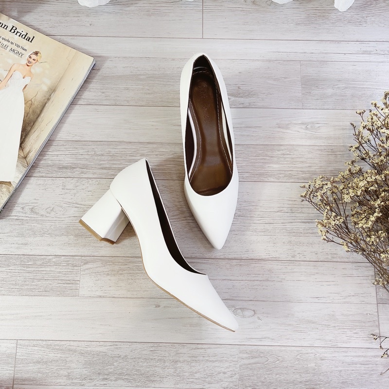 Giày gót vuông 5p - 1097