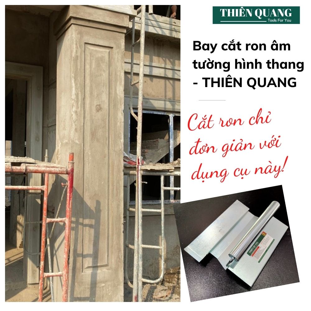 Bay cắt ron chỉ TRỤ CỔNG Hình thang - Thiên Quang