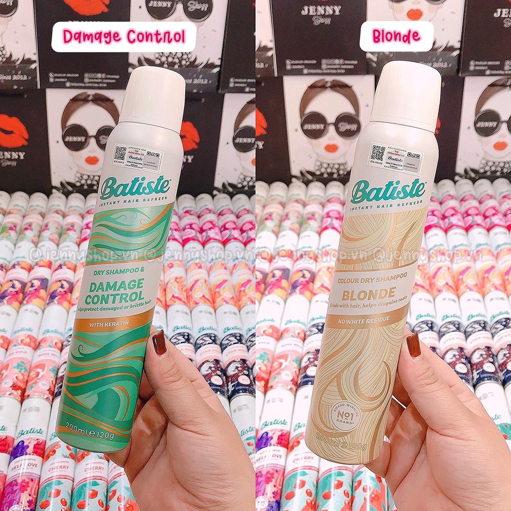 Dầu Gội Khô Batiste Dry Shampoo 200ml