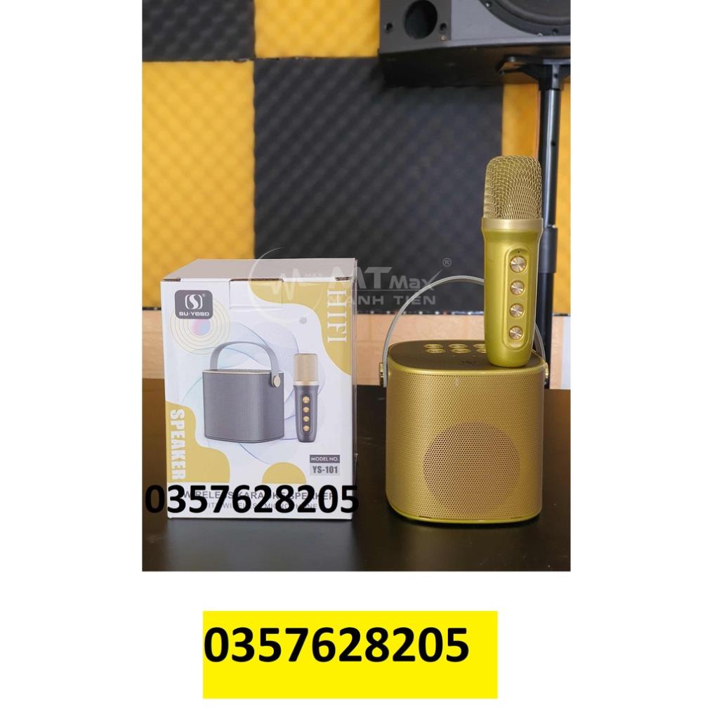 LOA Hát Karaoke YS-101 Không Dây Tích Hợp Micro Chất Lượng Cao Loa bluetooth karaoke