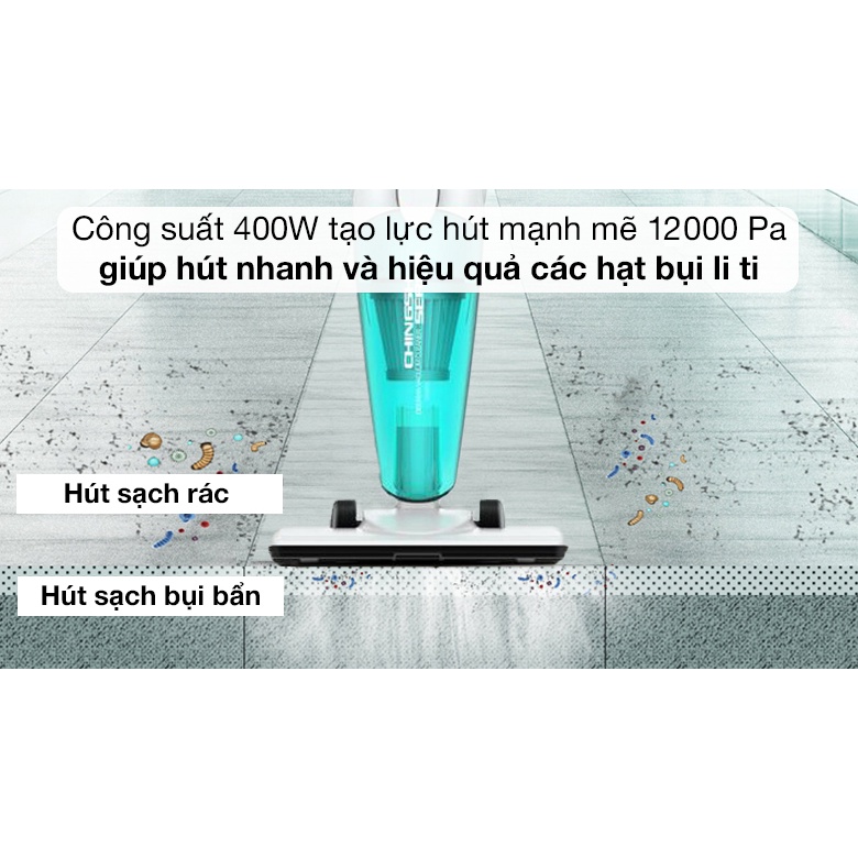 Máy hút bụi cầm tay Deerma DX118C - Chính Hãng bảo hành 12 tháng