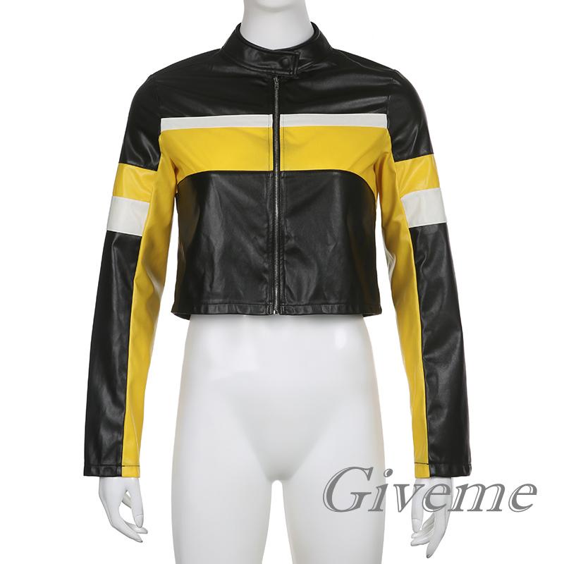 Áo Khoác Khóa Kéo Phong Cách Harajuku Vintage Thời Trang Nữ Y2K