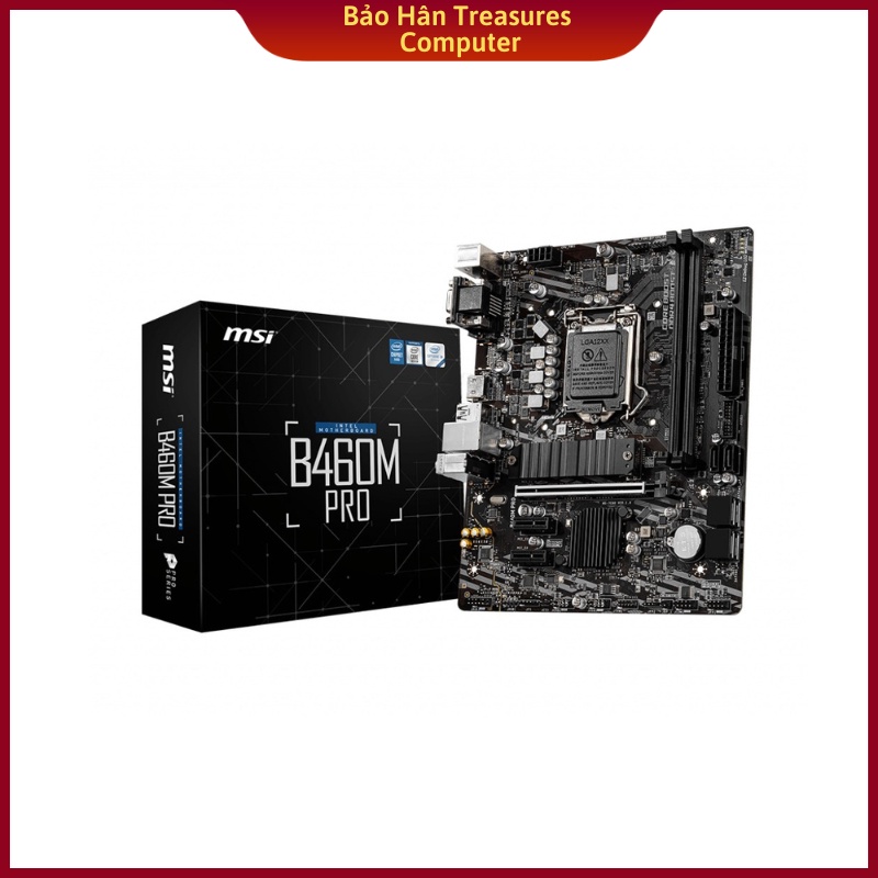 Bo Mạch Chủ Mainboard MSI B460M PRO Hỗ Trợ CPU Intel Thế Hệ 10 - Hàng Chính Hãng