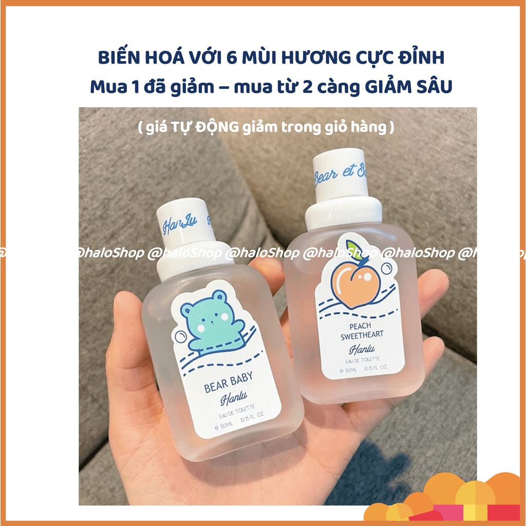 Xịt thơm quần áo thơm phòng, thơm quần áo, thơm body mist lưu hương lâu dễ chịu Hanlu
