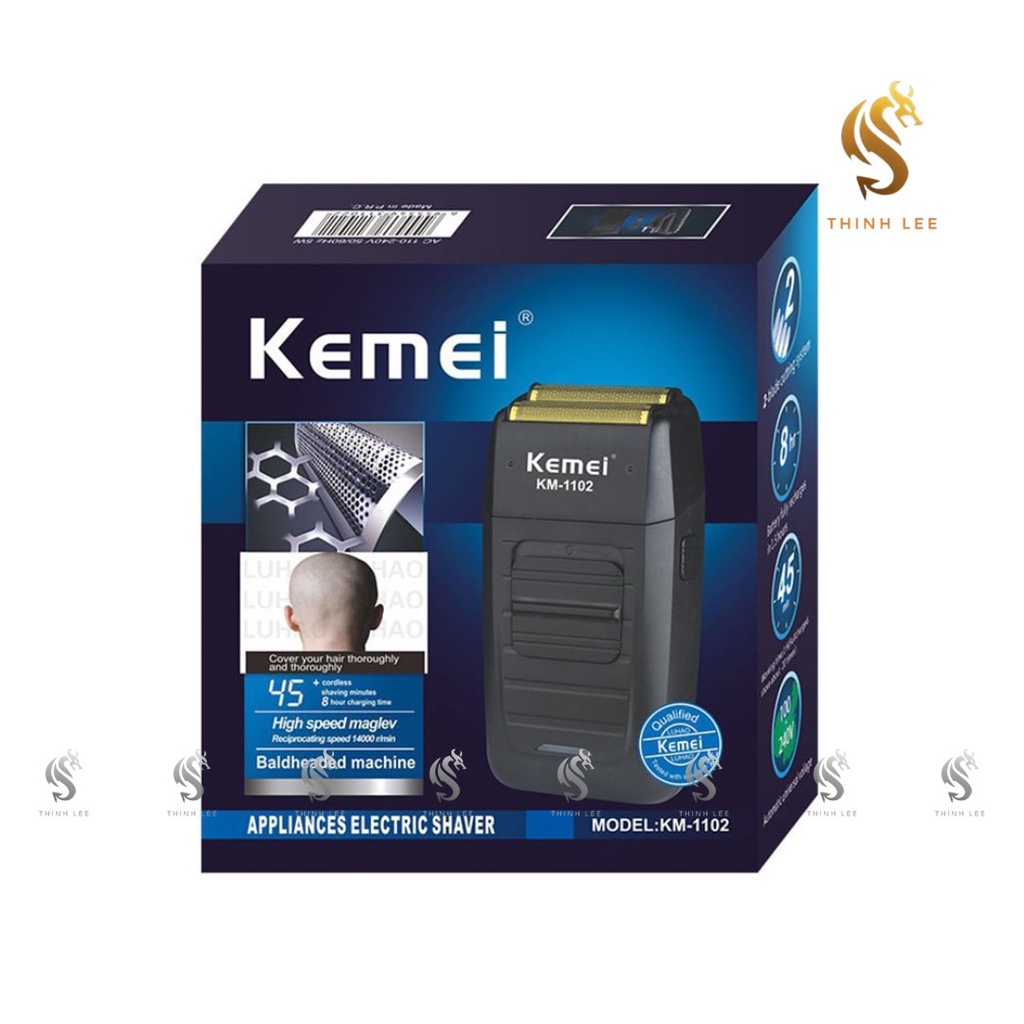 Máy Cạo Râu  - Cạo Khô KEMEI 1102 | CHÍNH HÃNG - Thịnh Lee 🔖