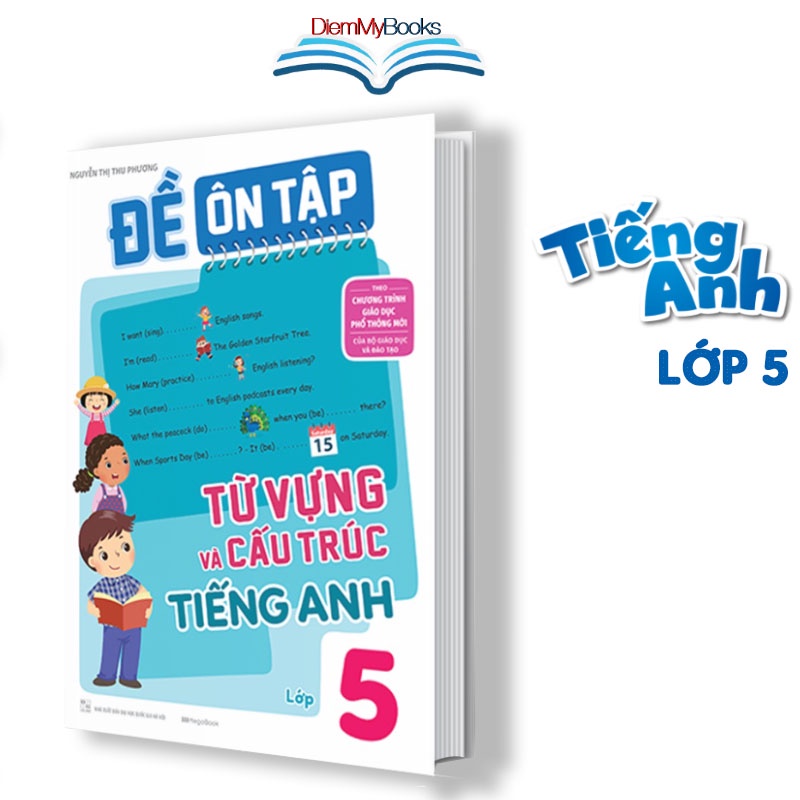 Sách Lớp 5-  Đề Ôn Tập Từ Vựng Và Cấu Trúc Tiếng Anh Lớp 5
