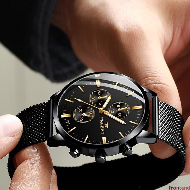 Đồng Hồ Nam FNGEEN F13 Dây Thép Nhuyễn Đẳng Cấp Đàn Ông