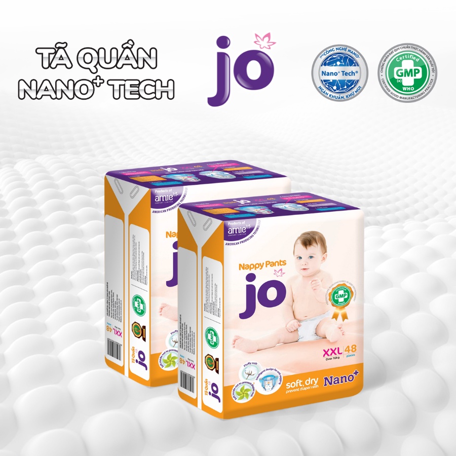 Combo 2 tã quần Jo vàng size M72/L64/XL56/XXL48