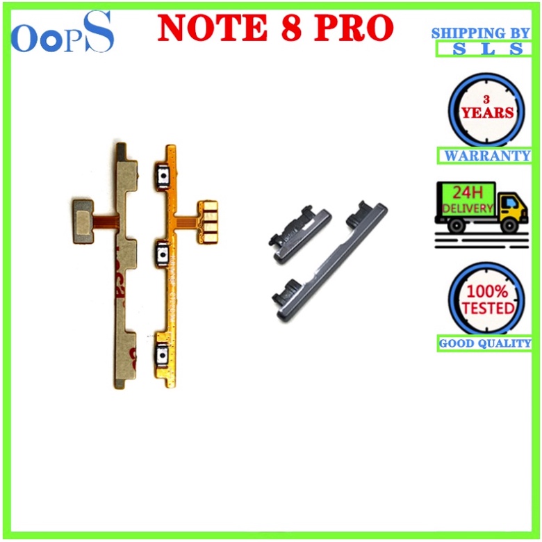 Flex Nút Nguồn + Nút Nguồn + Dây Cáp Dẻo Thay Thế Chuyên Dụng Cho xiaomi redmi note 8 pro