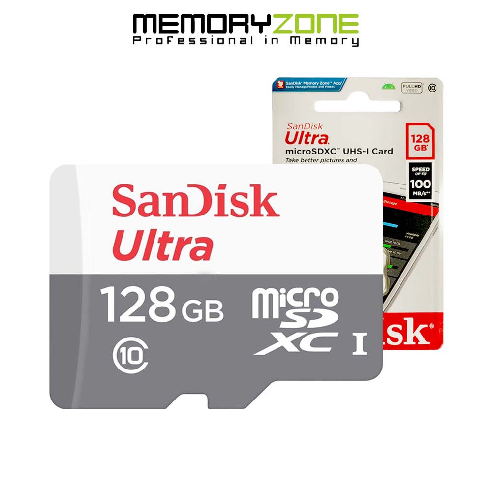 Thẻ Nhớ MicroSDXC SanDisk Ultra 128GB 100MB/s 667x SDSQUNR-128G-GN3MN