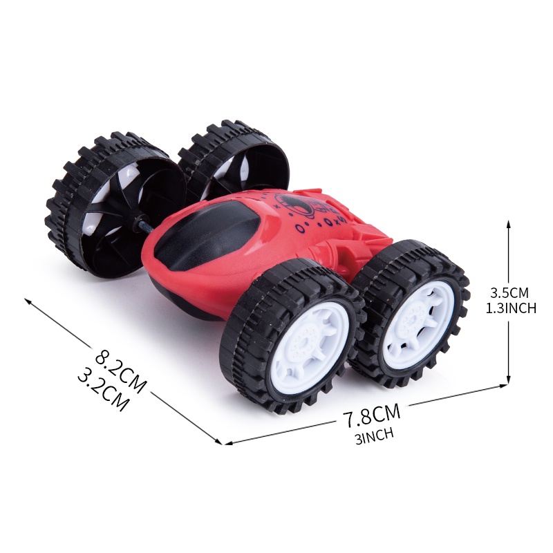 Đồ Chơi Mô Hình Xe Hơi Bốn Bánh Chống Sốc Chống Va Chạm Hai Mặt Cho Trẻ Em