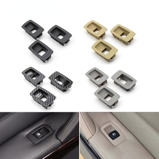 Set 3 ốp công tắc cửa sổ xe hơi bmw 3 series e90 e91 316 318 320 325 328i 2004-2012