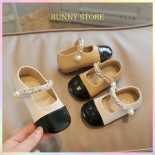 Giày búp bê bé gái vintage quai ngọc Bunny Store