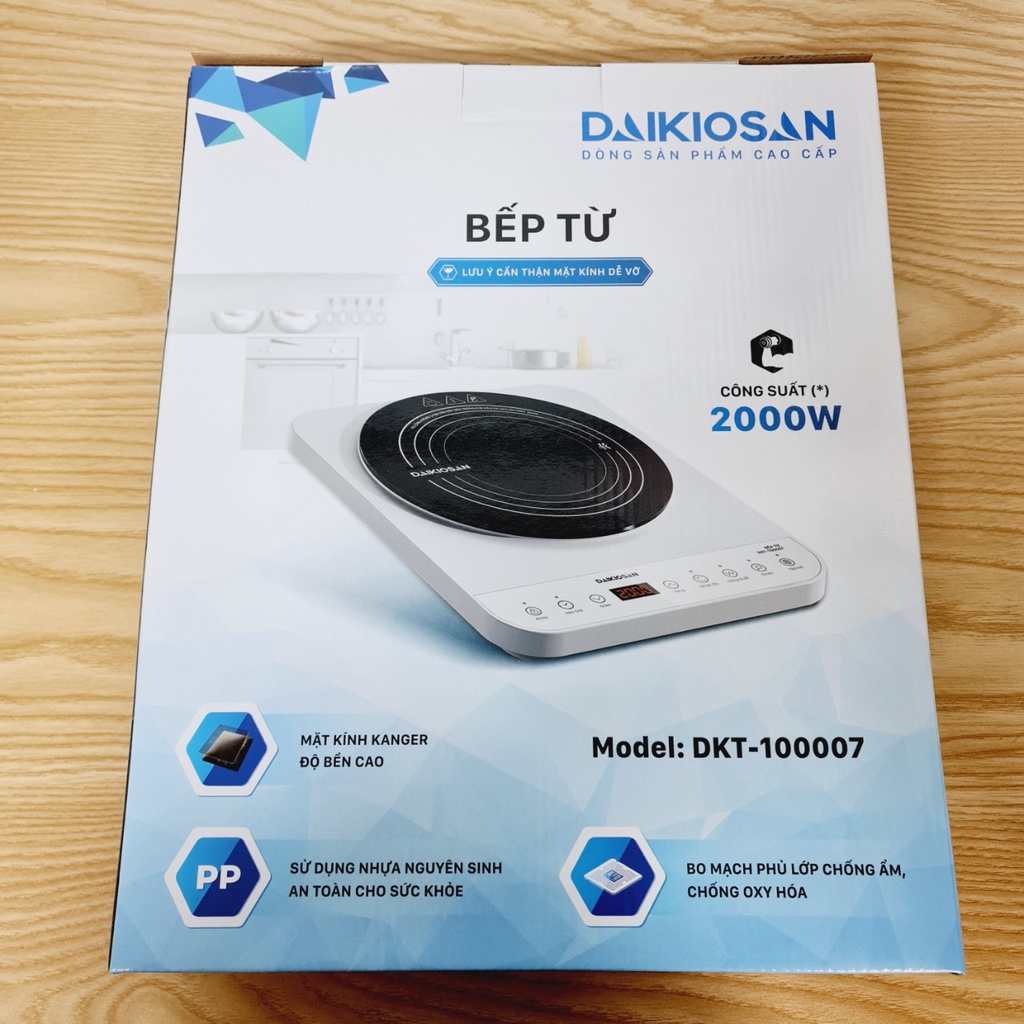Bếp từ đơn Daikiosan DKT-100007- Điện máy Sunmy- BẢo hành chính hãng