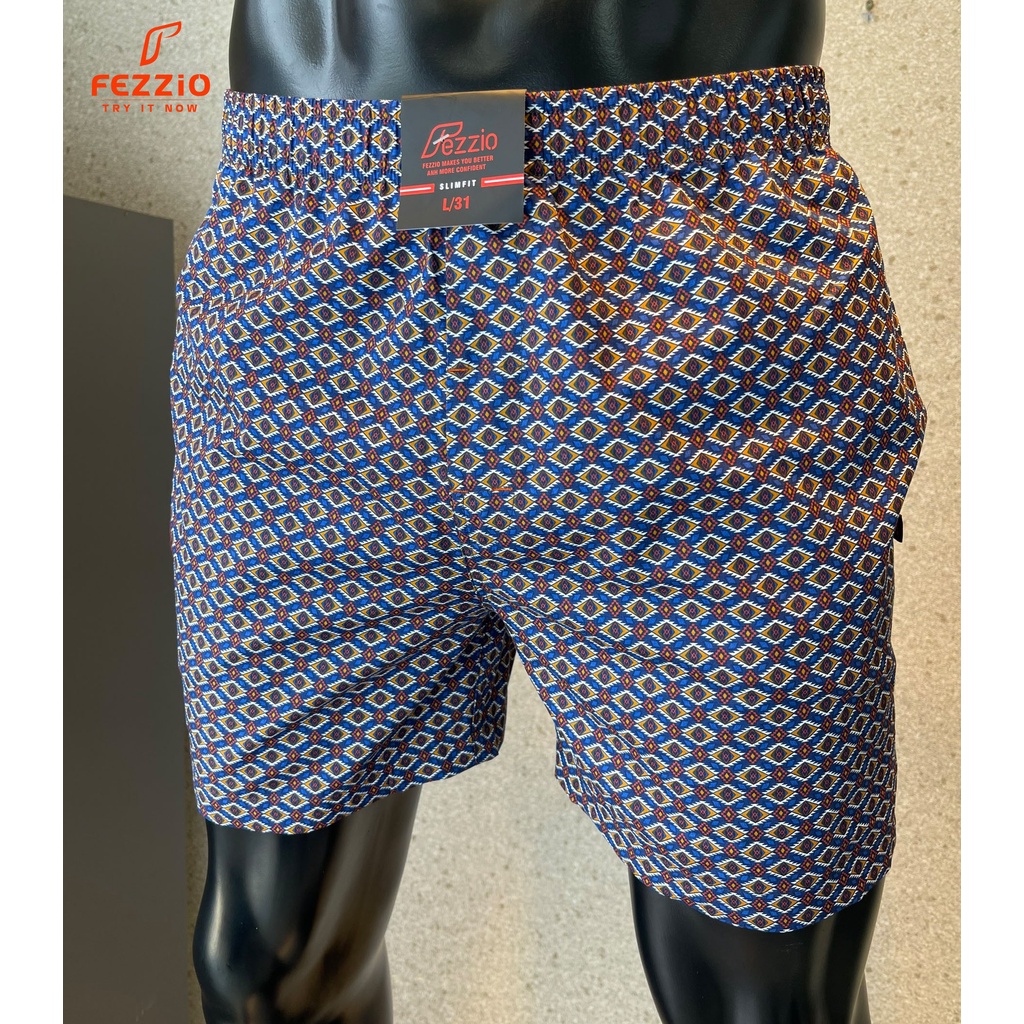 Combo 2 quần đùi nam có túi, quần đùi trên gối kate 100% cotton thương hiệu Fezzio