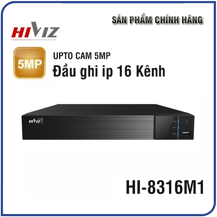 Đầu ghi hình IP 16 Kênh | 9 Kênh HI-8209M1, Hỗ trợ camera ip tới 5.0MP - Đầu ghi hình chính hãng