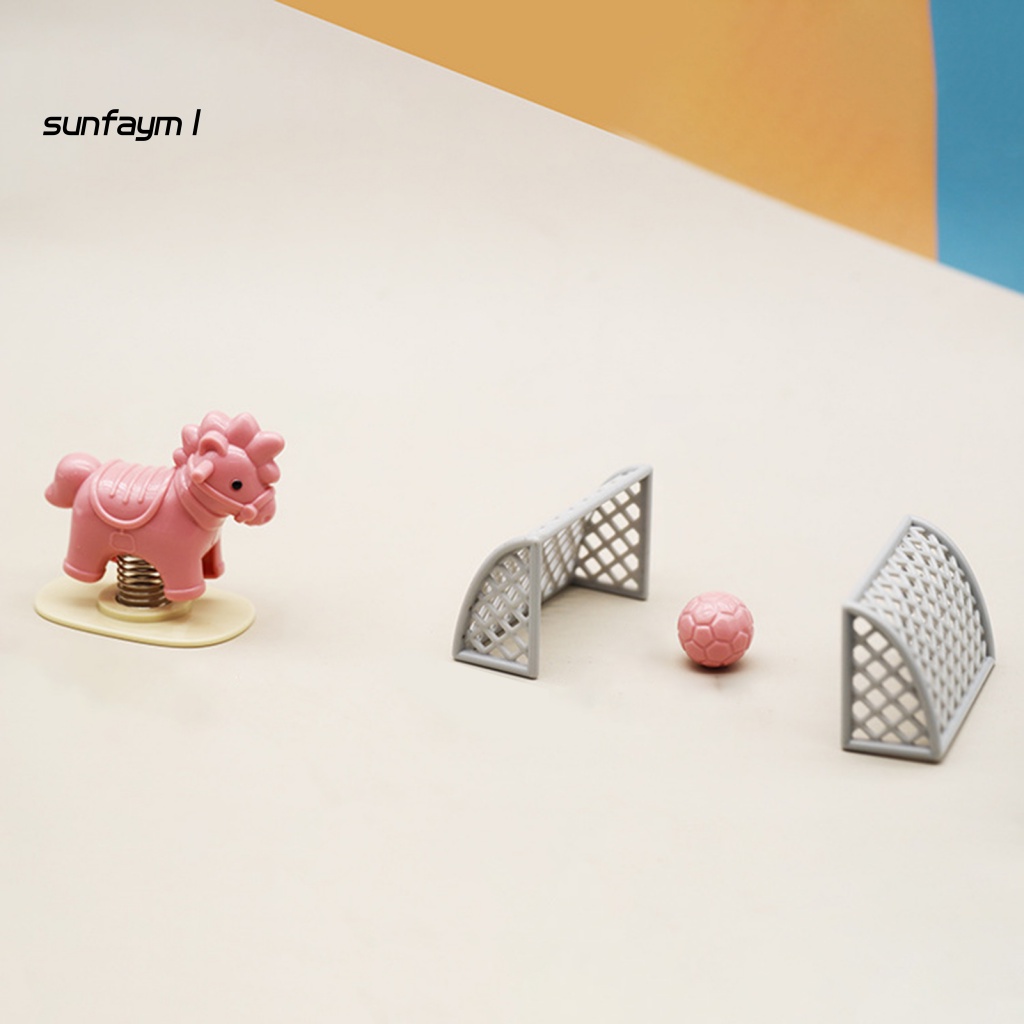 1 Set Mô Hình Xích Đu Đồ Chơi Bằng Nhựa Không Phai Màu Trang Trí Nhà Búp Bê