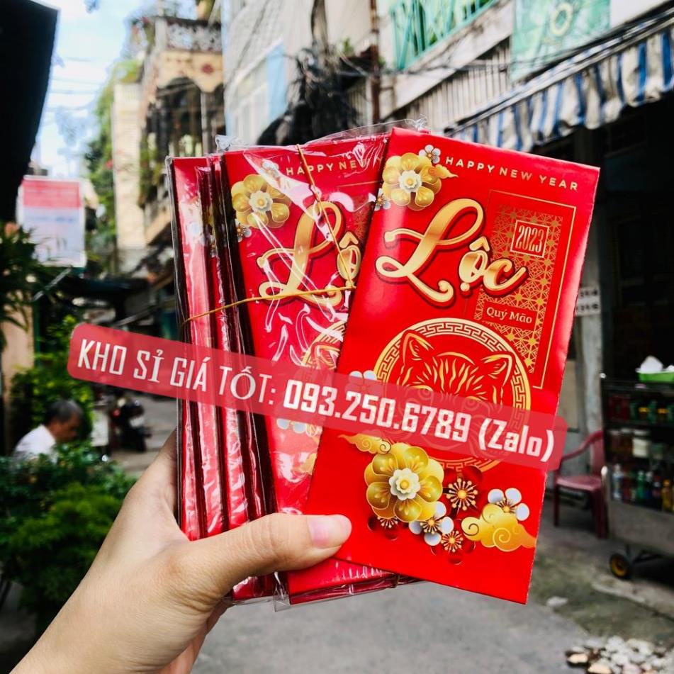 SỈ 100 BAO Lì Xì Tết 2023 Mẫu Chữ Lộc , Mẫu Bao Lì Xì Hình Mèo đẹp mắt ý nghĩa lịch sự Lì Xì Tết độc đáo