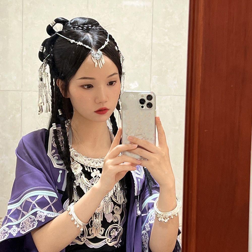 Băng Đô Chuỗi Hạt 15H Họa Tiết Bướm / Lá Cây Phong Cách Boho Thời Trang Cho Cô Dâu / Múa Bụng