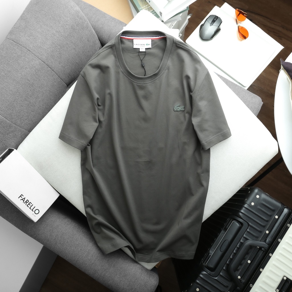 Áo thun nam basic xuất dư đơn giản form suông nhẹ , chất vải cotton 4 chiều co giãn , áo phông nam bigsize trên 100kg -3