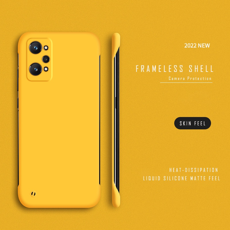 Ốp Điện Thoại PC Cứng Màu Kẹo Nhám Không Viền Cho OPPO Realme GT Neo 2 3 2T 3T Pro