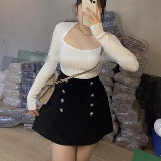 Chân váy nhung cao cấp