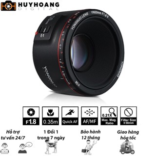 Ống kính Yongnuo 50mm F1.8 Mark II for Canon - Hàng nhập khẩu