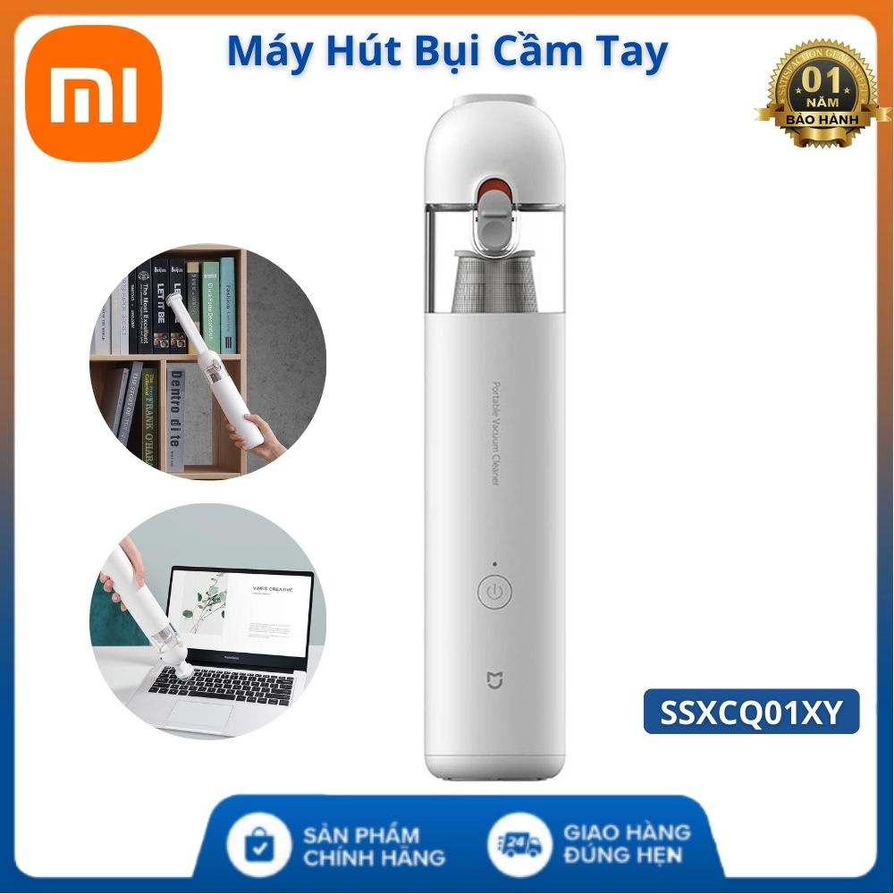 Máy hút bụi cầm tay không dây Xiaomi Mijia SSXCQ01XY hút 2 in 1 hút bụi oto giường nệm sofa Mini công suất 120W