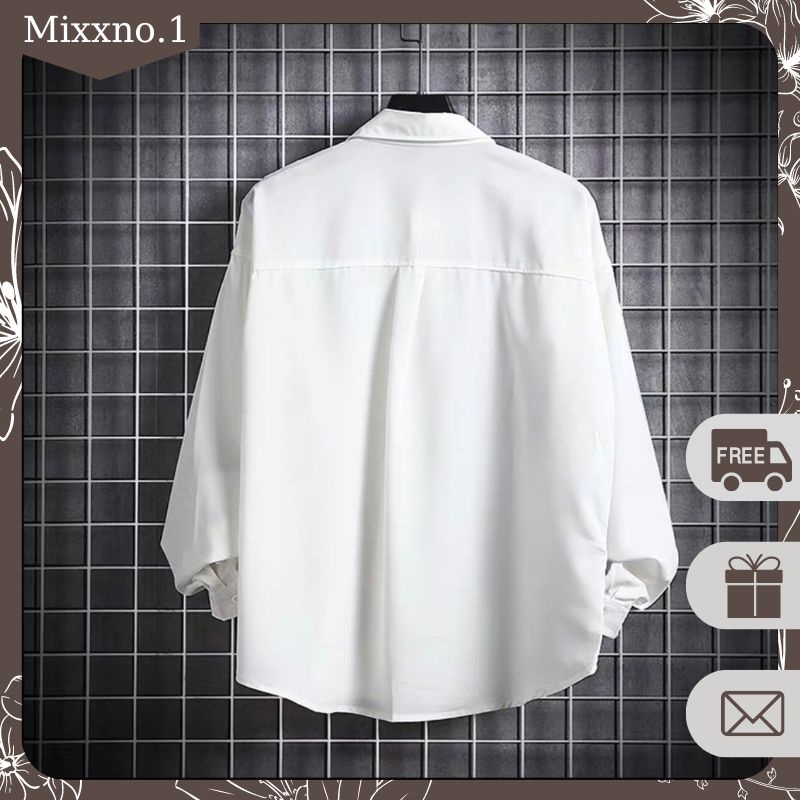 Bộ Quần Áo Nam Áo Sơ Mi Dài Tay Quần Baggy Kaki Basic Có Túi mixxstore SO MI NAM 023 + QUAN NAM 060