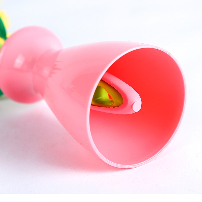 A-LIFE Bàn Chải Rửa Chảo Hình Hoa Hướng Dương Cán Dài Tiện Dụng Cho Nhà Bếp