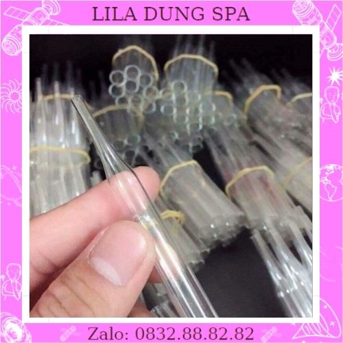 Ống hút mụn thủy tinh (gói 10 ống)