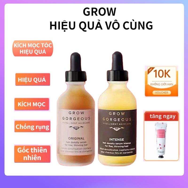 Kích mọc tóc Grow Gorgeous 60ML tinh dầu kích thích mọc tóc serum mọc tóc giảm rụng tóc làm dầy tóc nhanh dưỡng tóc
