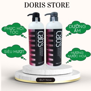 [CAB'S] CẶP DẦU GỘI DẦU XẢ DƯỠNG ẨM PHỤC HỒI SÂU SIÊU MỀM MƯỢT CAB'S 750ML * 2