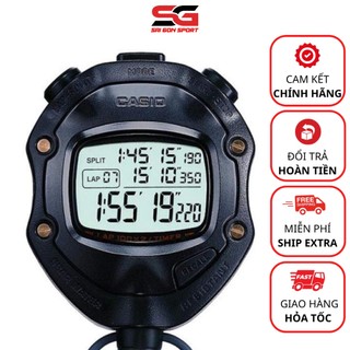 Đồng hồ bấm giờ casio hs-80tw chính hãng , đồng hồ bấm giây thể thao chịu nước 50m , pin 5 năm - sài gòn sport